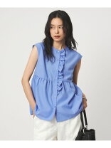 2277 グリーンレーベルリラクシング ペプラムブラウス バックパール 
