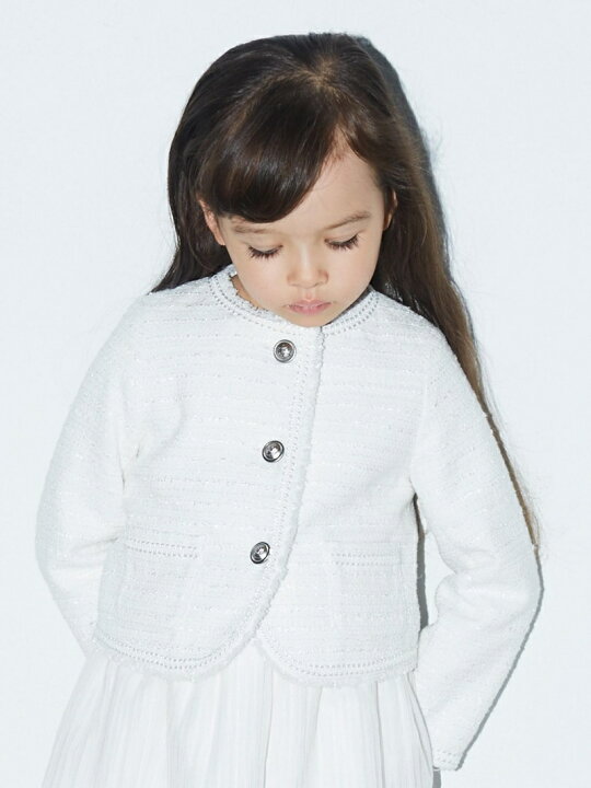 楽天市場】ラメツイード ノーカラー ジャケット UNITED ARROWS green 