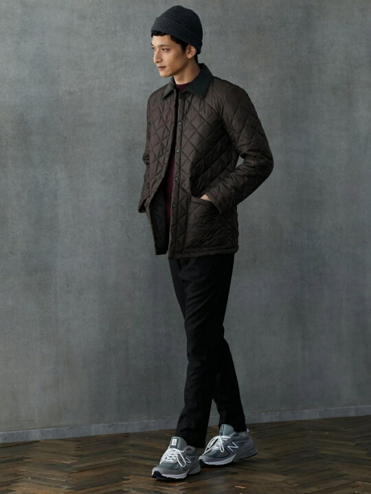 グリーンレーベルリラクシング別注 ラベンハム ノーカラーコート  