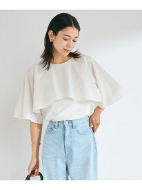 Breeze Cool ケープ ブラウス -マシンウォッシャブル・吸水速乾・通気性- UNITED ARROWS green label relaxing ユナイテッドアローズ グリーンレーベルリラクシング トップス シャツ・ブラウス グレー ホワイト イエロー ベージュ【送料無料】[Rakuten Fashion]