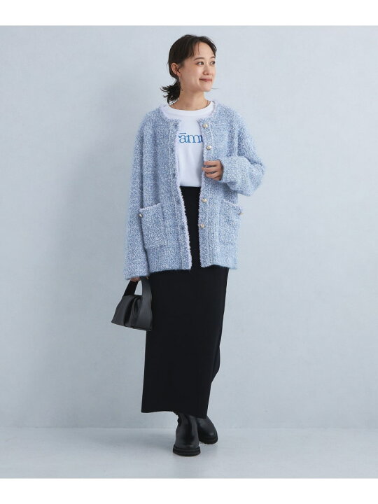 楽天市場】【SALE／50%OFF】ツイード ニット カーディガン UNITED  
