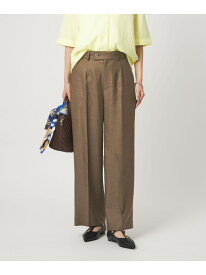 [size SHORT/TALLあり]リネンライク ストレート パンツ UNITED ARROWS green label relaxing ユナイテッドアローズ グリーンレーベルリラクシング パンツ スラックス・ドレスパンツ ブラウン ネイビー ホワイト【送料無料】[Rakuten Fashion]