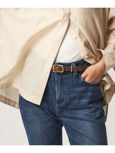 ��TORY LEATHER���x���g / WIDE PLAIN CREASED UNITED ARROWS green label relaxing ���i�C�e�b�h�A���[�Y �O���[�����[�x�������N�V���O �t�@�b�V�����G�� �x���g �u���E�� �u���b�N�y���������z[Rakuten Fashion]