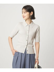 HIYOKE エリツキ リブ ニット マシンウォッシャブル UVカット 遮熱 UNITED ARROWS green label relaxing ユナイテッドアローズ グリーンレーベルリラクシング トップス ニット ブラウン レッド グレー ネイビー【送料無料】[Rakuten Fashion]