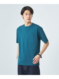 オーガニック ポンチ クルーネック Tシャツ UNITED ARROWS green label relaxing ユナイテッドアローズ グリーンレーベルリラクシング トップス カットソー・Tシャツ ブルー ホワイト ブラック ブラウン【送料無料】[Rakuten Fashion]