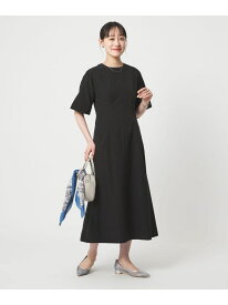 フロント タック ワンピース UNITED ARROWS green label relaxing ユナイテッドアローズ グリーンレーベルリラクシング ワンピース・ドレス ワンピース グリーン ブラック【送料無料】[Rakuten Fashion]