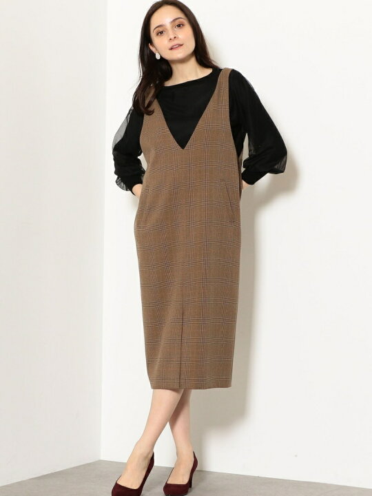 楽天市場】FM グレンチェック ジャンパースカート UNITED ARROWS green 