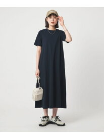 【別注】＜Champion＞ショートスリーブ フレア Tシャツ ワンピース UNITED ARROWS green label relaxing ユナイテッドアローズ グリーンレーベルリラクシング ワンピース・ドレス ワンピース ネイビー ブラック ホワイト【送料無料】[Rakuten Fashion]