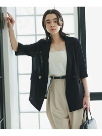 【＋20％ポイントバック】【結論シリーズ】シアーエアミドルスリーブジャケット[size SHORTあり] UNITED ARROWS green label relaxing ユナイテッドアローズ グリーンレーベルリラクシング ジャケット・アウター テーラードジャケット・ブレザ【送料無料】[Rakuten Fashion]