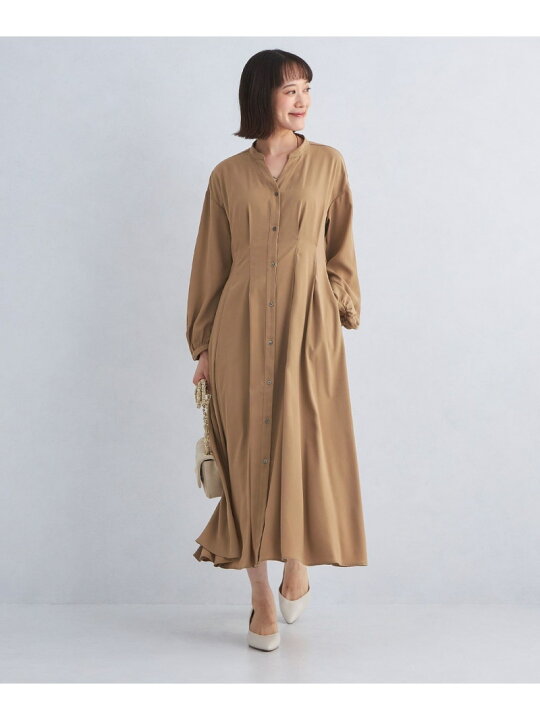 楽天市場】【SALE／50%OFF】デシン スキッパー フィットフレア 
