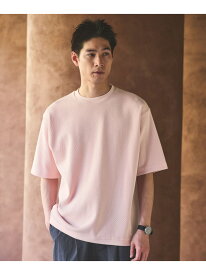【SALE／40%OFF】クリア ハニカム クルーネック Tシャツ UNITED ARROWS green label relaxing ユナイテッドアローズ グリーンレーベルリラクシング トップス カットソー・Tシャツ グレー ピンク【RBA_E】[Rakuten Fashion]