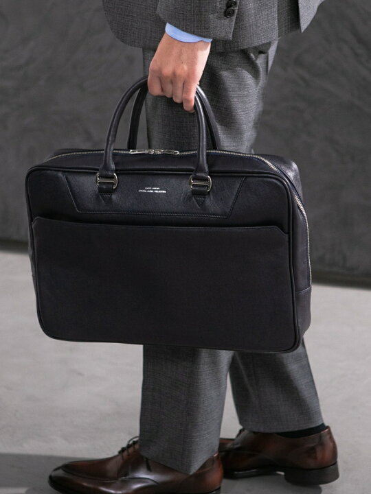 楽天市場】【SALE／50%OFF】SAFFIANO レザー ブリーフバッグ UNITED 