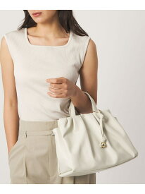 【SALE／30%OFF】タック トートバッグ UNITED ARROWS green label relaxing ユナイテッドアローズ グリーンレーベルリラクシング バッグ ショルダーバッグ ホワイト ブラック ブラウン【RBA_E】【送料無料】[Rakuten Fashion]
