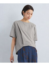 【WEB限定】クール フロント タック Tシャツ -マシンウォッシャブル・接触冷感・吸水速乾- UNITED ARROWS green label relaxing ユナイテッドアローズ グリーンレーベルリラクシング トップス カットソー・Tシャツ グレー ホワイト ブラック ピ【送料無料】[Rakuten Fashion]