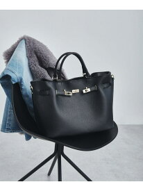 ＜PRATO MADE IN ITALY＞ベルト トートバッグ UNITED ARROWS green label relaxing ユナイテッドアローズ グリーンレーベルリラクシング バッグ トートバッグ ブラック ベージュ【送料無料】[Rakuten Fashion]