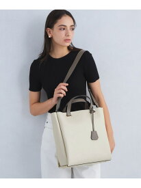 ジップハトメ トートバッグ UNITED ARROWS green label relaxing ユナイテッドアローズ グリーンレーベルリラクシング バッグ ショルダーバッグ ホワイト ブラック ベージュ【送料無料】[Rakuten Fashion]