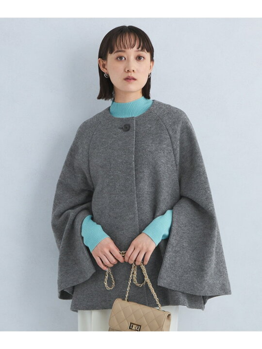 楽天市場】【SALE／40%OFF】ケープスリーブ ノーカラー コート UNITED  