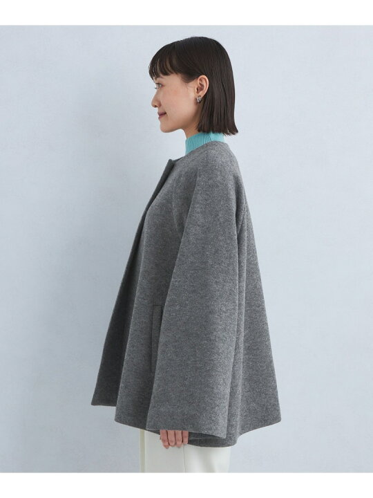 楽天市場】【SALE／40%OFF】ケープスリーブ ノーカラー コート UNITED  