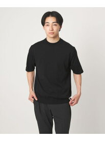 MTB コットン ハイゲージ モックネック ニット Tシャツ UNITED ARROWS green label relaxing ユナイテッドアローズ グリーンレーベルリラクシング トップス ニット ブラック グレー【送料無料】[Rakuten Fashion]
