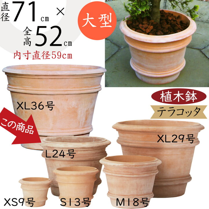 楽天市場】テラコッタ 植木鉢 大型 おしゃれ 人気 プランター おすすめ 