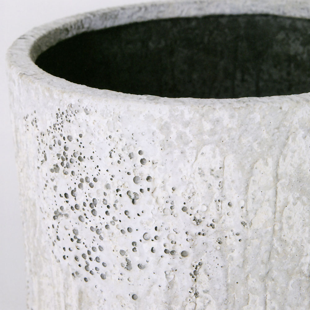 鉢カバープランターカバーおしゃれ大型人気観葉植物インドアグリーンインテリアグリーン樹木インテリア家具お洒落植木鉢園芸鉢観葉鉢ポット器ファイバーセメント高品質上質特大大きいおすすめ軽量表面加工岩礁デザインオイスターラウンドXXXL80