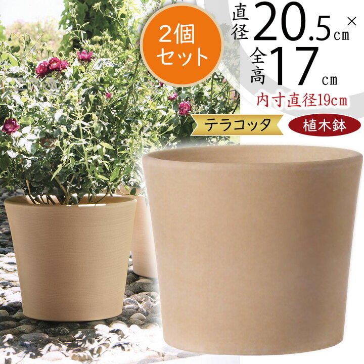 楽天市場】植木鉢 テラコッタ おしゃれ 人気 プランター おすすめ 7号 