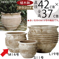 楽天市場】素焼き 壺（素材（ガーデニング・DIY用品）テラコッタ）（花 
