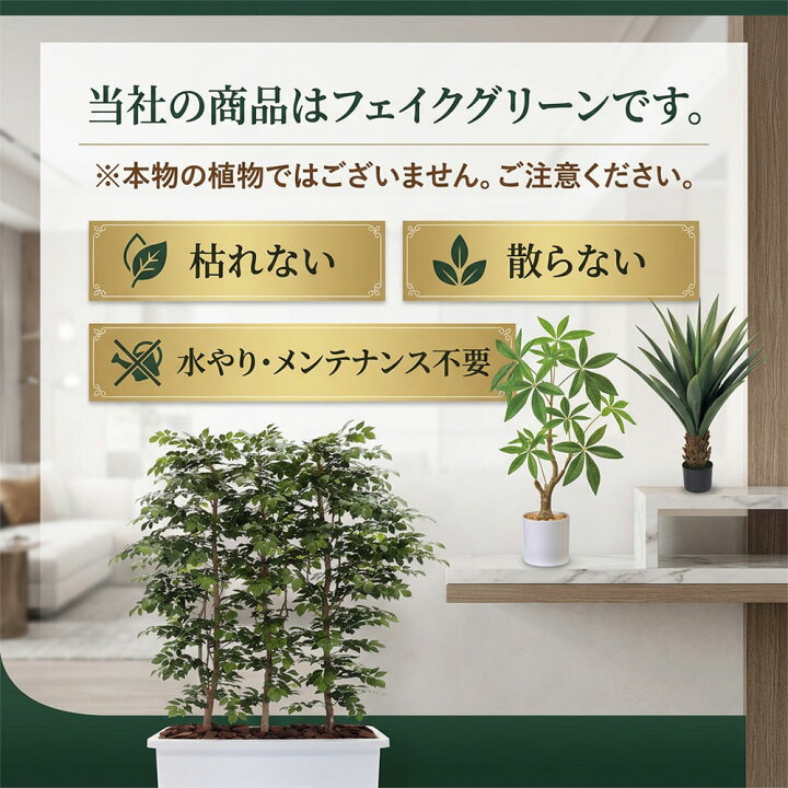 楽天市場】ティランドシア ゴールド フェイクグリーン おしゃれ 