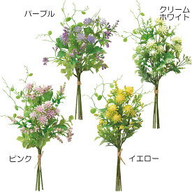 【造花】おしゃれ インテリア ワックスフラワー 全長31cm 3束セット 人工観葉植物 花材 アーティフィシャルフラワー