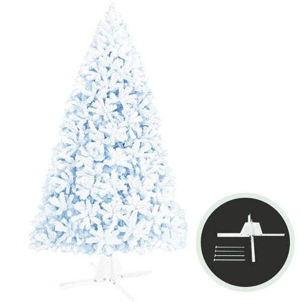 店舗装飾用に開発されたチップが堅く型崩れしないクリスマスツリー  クリスマスツリー ホワイトツリー 全高360cm 人工観葉植物 人工樹木 造花 フェイクグリーン インテリアグリーン オブジェ ディスプレイ 装飾