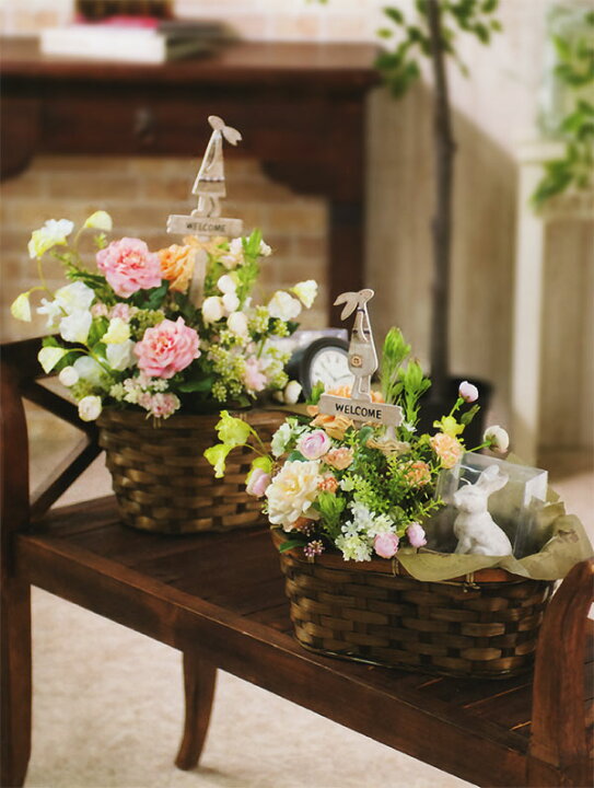 楽天市場】フラワーベース バスケット 花器 おしゃれ 人気 花入れ 