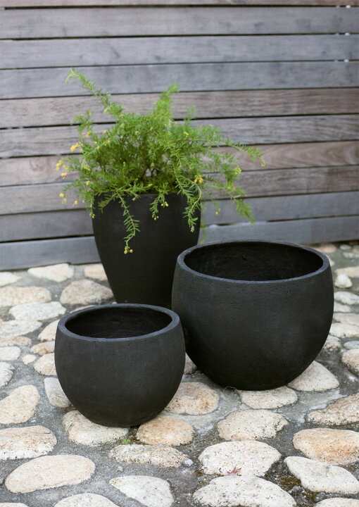 楽天市場】植木鉢 大型 人気 プランター おすすめ ブラック 黒 観葉 