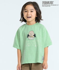 24春夏 F.O.Kids エフオーキッズ R207094 PEANUTSコラボ PEANUTS ガーメントダイTシャツ 半袖Tシャツ