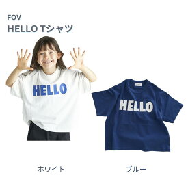 24NEW FOV フォブ 604411 HELLO Tシャツ 横広 半袖