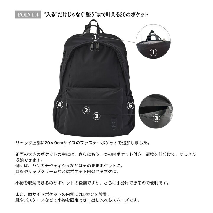 楽天市場】H.T/L ペアレンツサック アルファ Lサイズ マザーリュック 