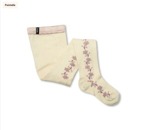 KA Collegien RWA 5599 Anthea Jacquard Flower Pointelle Tights Ԗ͗l ^Cc Ki Made in France tX xr[@Ԃ@v[g@oYj