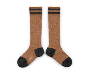 KA Collegien RWA 8570 Noa Ribbed Nepp-Yarn Varsity Knee-high Socks nC\bNXj[nC \bNX Ki Made in France tX