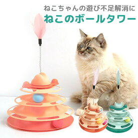猫おもちゃボールボール回転盤ペット用回転ぐるぐるボール猫グッズネコねこタワー運動不足解消ストレス解消ボールタワー
