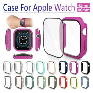Apple Watch Series 10 �J�o�[ Apple watch 10 42mm �t�B���� serie10 ��ʕی� �K���X�t�B���� Series10 46mm �P�[�X S10 �ی�P�[�X PC �N���A iwatch 42mm 46mm �J�o�[ �A�b�v���E�H�b�` �ی�J�o�[ ������� ���킢