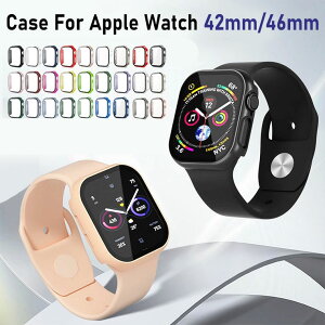 Apple Watch Series 10 �J�o�[ Apple watch 10 42mm �t�B���� serie10 ��ʕی� �K���X�t�B���� Series10 46mm �P�[�X S10 �ی�P�[�X PC �N���A iwatch 42mm 46mm �J�o�[ �A�b�v���E�H�b�` �ی�J�o�[ ������� ���킢