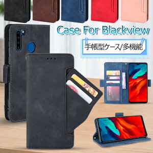 Blackview A60 Pro �P�[�X Blackview A80 Pro �P�[�X �蒠�^ A60Pro �P�[�X A60 Pro �J�o�[ �蒠�P�[�X �I�V���� ���� ������� �V���v�� PU���U�[ TPU �ϏՌ� �X�^���h�@�\ �J�[�h���[ �X�}�z�P�[�X �}�O�l