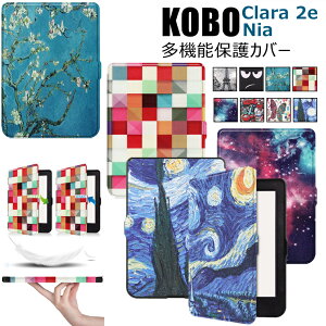 KOBO Clara 2e �P�[�X kobo Nia �J�o�[ �蒠�^ ���U�[�P�[�X Rakuten KoboClara2E �ی�J�o�[ �I�[�g�X���[�v Kobo Nia�p �d�q���X�}�[�g�J�o�[ ���^ �y�� �ϏՌ� ��t�ȒP PU���U�[ �V���v�� �R�{ Nia �^�u��