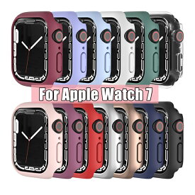 一部在庫発送 Apple Watch Series 7 カバー Series7 ケース 41mm 45mm 保護ケース apple watch S7 カバー PC メッキ加工 クリア iwatch Apple Watch 7 ケース アップルウォッチ 保護カバー おしゃれ かわいい 耐衝撃 case レディース ハードケース マット調 2021