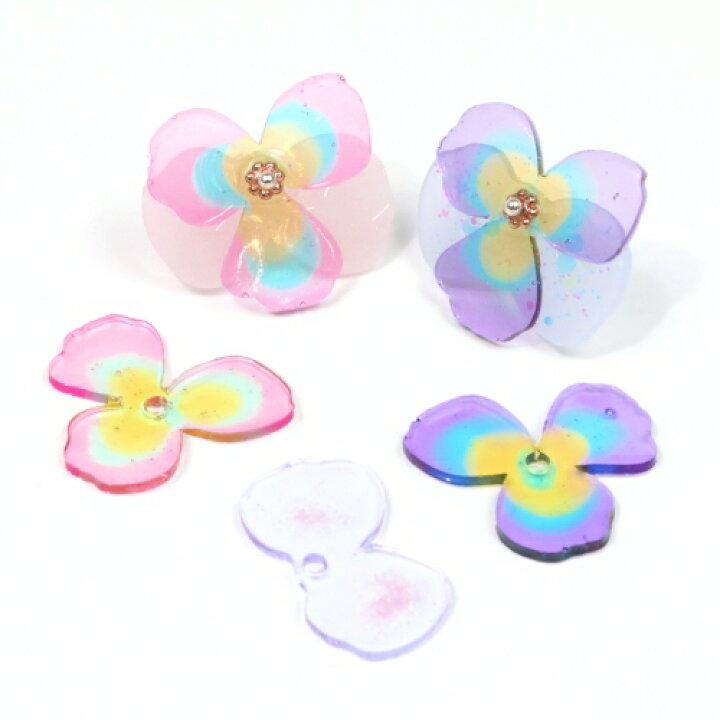 楽天市場 シリコン型 組み合わせてお花が作れるモールド Uvレジン 華 フラワー 花びら 立体 ビーズアンドパーツ アクセサリーパーツ 隠れ工房ｇｒｅｅｎｏｃｅａｎ