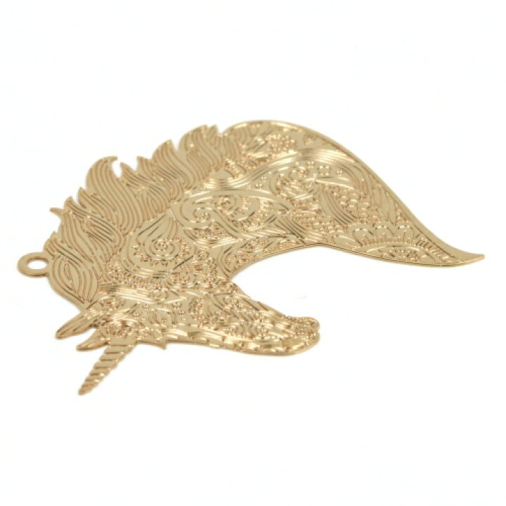 楽天市場 メタルチャーム ユニコーン きれいめゴールド ペガサス 馬 童話 絵本 架空 動物 Animal 薄い 透かし 童話 幾何学文様 模様 ビーズアンドパーツ アクセサリーパーツ 隠れ工房ｇｒｅｅｎｏｃｅａｎ