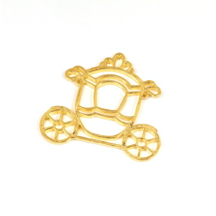 楽天市場 空枠 馬車 ゴールド 乗り物 シンデレラ 魔法 おとぎ話 童話 絵本 プリンセス フレーム レジン枠 隠れ工房ｇｒｅｅｎｏｃｅａｎ