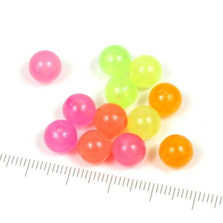 楽天市場 ビーズ 10個 蓄光ビーズ 8mm チェリーピンク アクリル 丸 円 球 光る 蓄光材 夜光 隠れ工房ｇｒｅｅｎｏｃｅａｎ