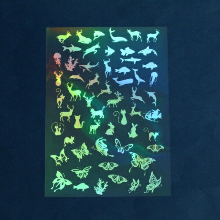 楽天市場 イラストシート 森 海 陸の生き物 シルバーオーロラ 動物 猫 ねこ 蝶 鹿 イルカ マリン サメ 不思議 偏光 封入 コラージュ フィルム ネイル デコ 隠れ工房greenocean 楽天市場 イラストシート 森 海 陸の生き物 シルバーオーロラ 動物 猫 ねこ 蝶 鹿 イルカ マリン サメ 不思議 偏光 封入 コラージュ フィルム ネイル デコ 隠れ工房greenocean