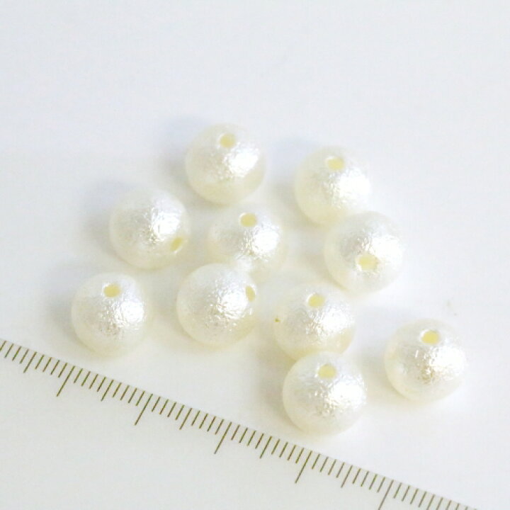 楽天市場】【パール】クリスマス 10個 シュガーパール 10mm《パール 