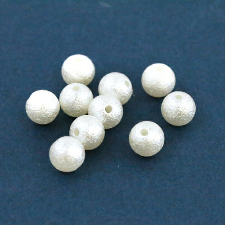 楽天市場】【パール】クリスマス 10個 シュガーパール 8mm《パール 